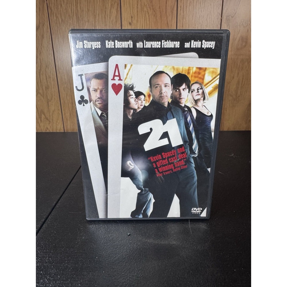 21 Kevin Spacey Jim Sturgess Kate Bosworth Laurence Fishburne 2008‎  Used DVD
